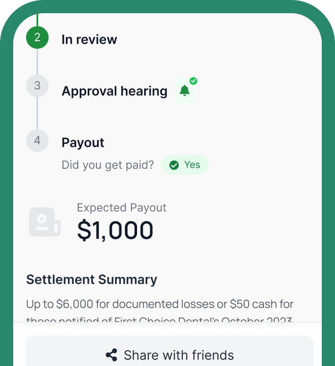 Money hits account automatically